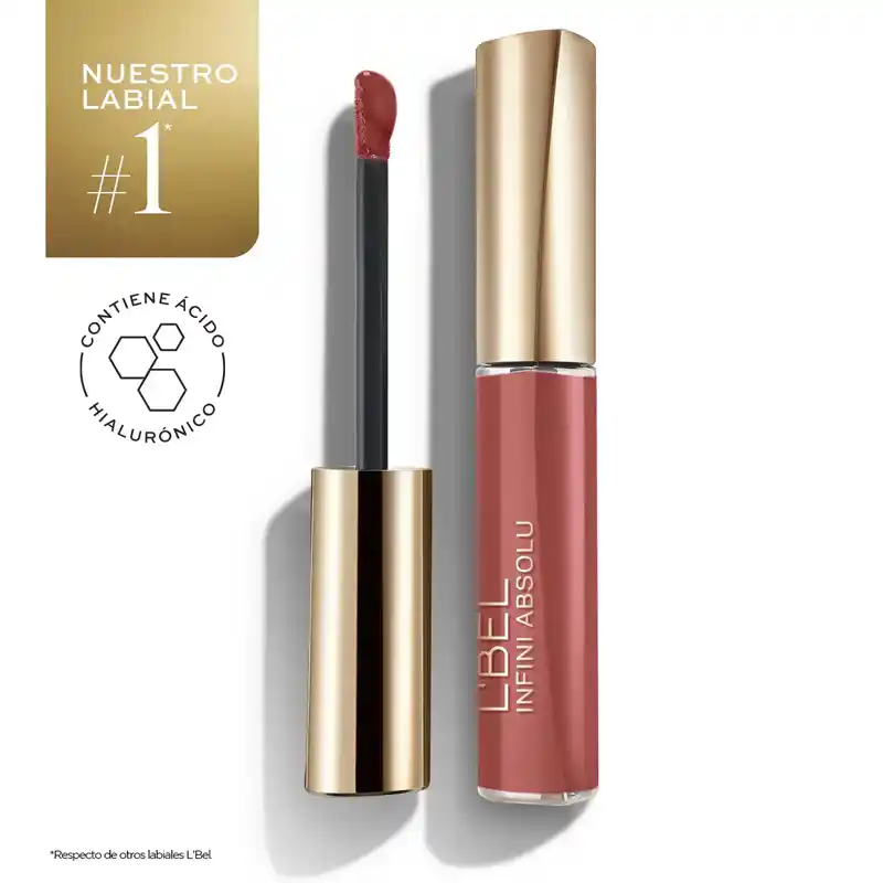 Labial Líquido NUDE JOLIE Infini Absolu No Transfer Ácido Hialurónico