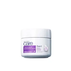 Crema Facial Aclaradora Con Vita Complex Noche 3 En 1 Avon Care 100g