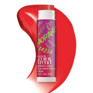 Barrita Labial Con Sabor Fresa Color Trend