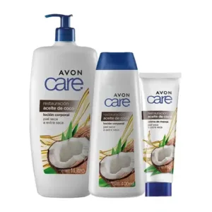 Aceite de Coco Hidratante Cuerpo Grande Chico y Manos Avon Care
