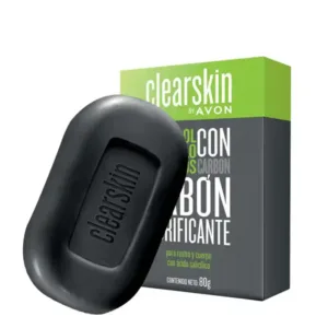 Avon Clearskin Jabón Facial Purificante Con Carbón