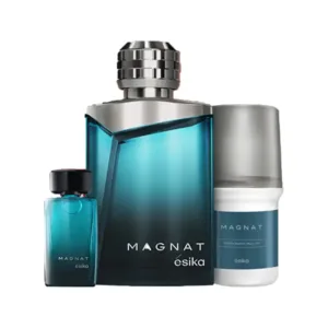 Magnat Perfume De Hombre Con Deo Roll On Y Mini