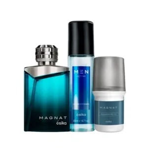 Magnat Perfume De Hombre Con Deo Roll On Y Refrescante