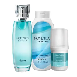 Momentos Libertad Perfume De Mujer Con Deo Y Talco Esika