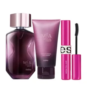 Mía Sensual Night Perfume de Mujer con Crema Mano y Mascara