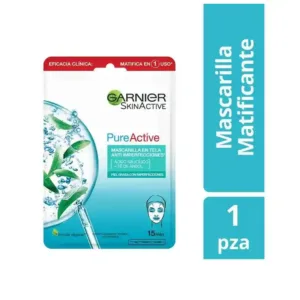 Mascarilla en Tela Matificante Skin Active Garnier