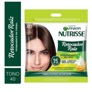 Retocador De Raíz En Crema Castaños 40 Nutrisse Garnier