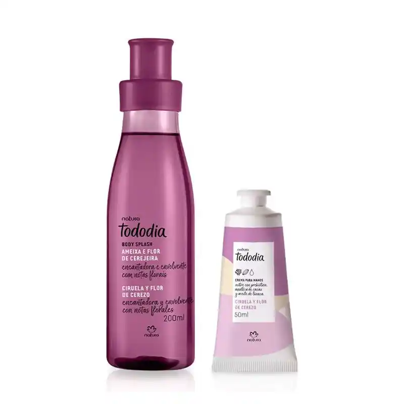 Tododia Ciruela y Flor de Cerezo Spray con Crema de Manos - Tienda Novus