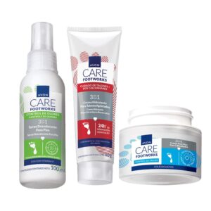 Avon Care FootWorks Rutina Pies x3